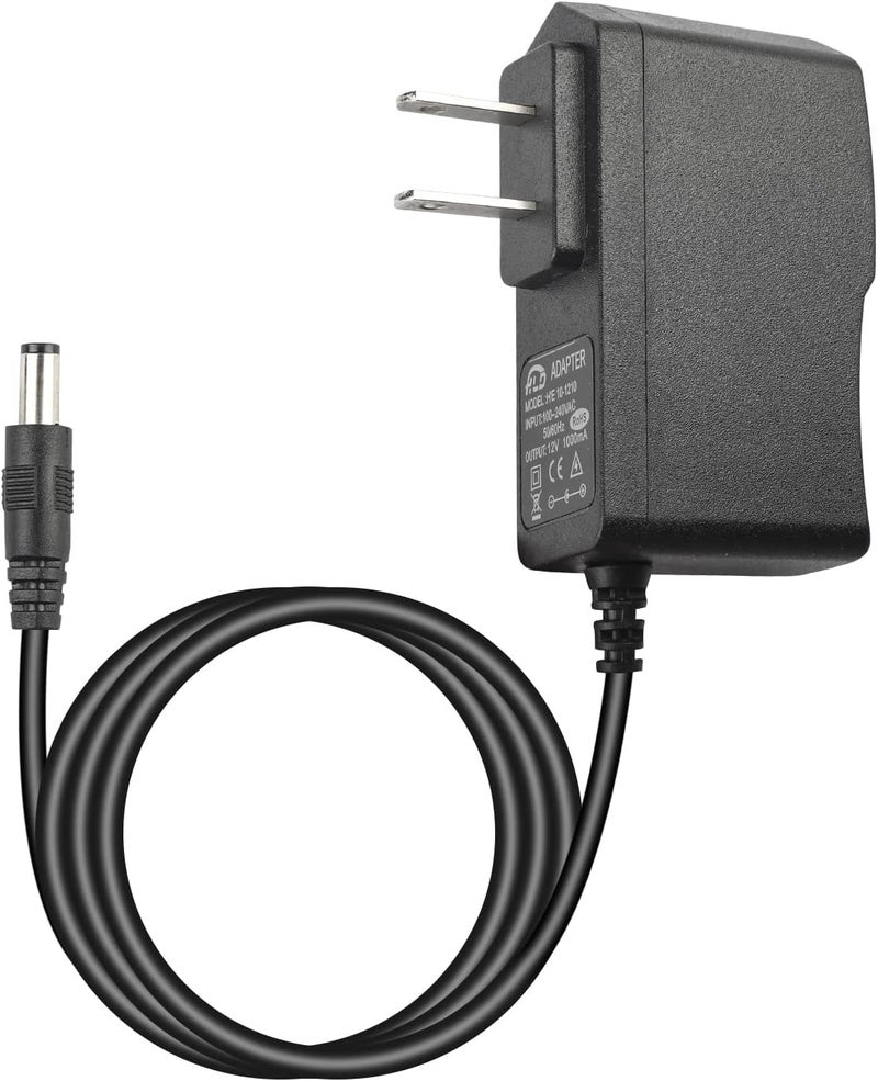 MADOWL DMX Controller 12V DC Power Adapter, 12V Guitar Pedal Power Supply, 12 Volt 1000mA Charger Cord for Piano Keyboard, Guitar Effects Pedals Adapter Center Positive - Image 1